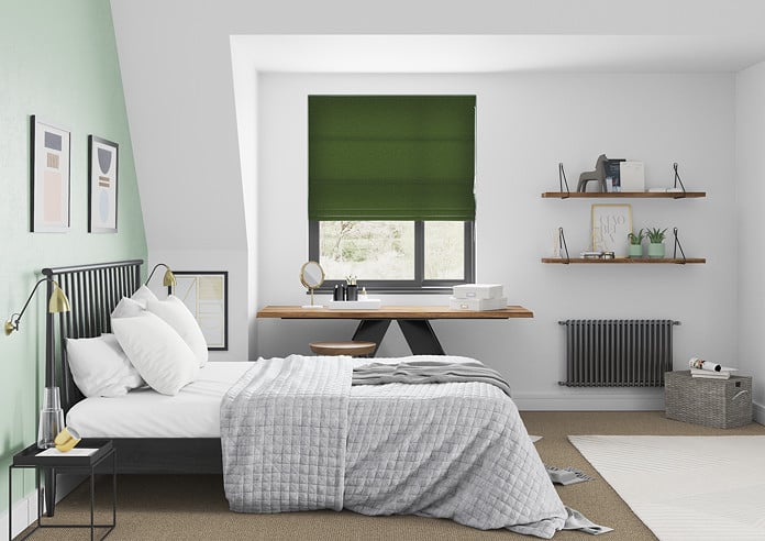 Kent, Green - Twist&Fit Roman Blind - Image 5